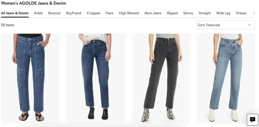 AGOLDE Women's Jeans - brand like Everlane