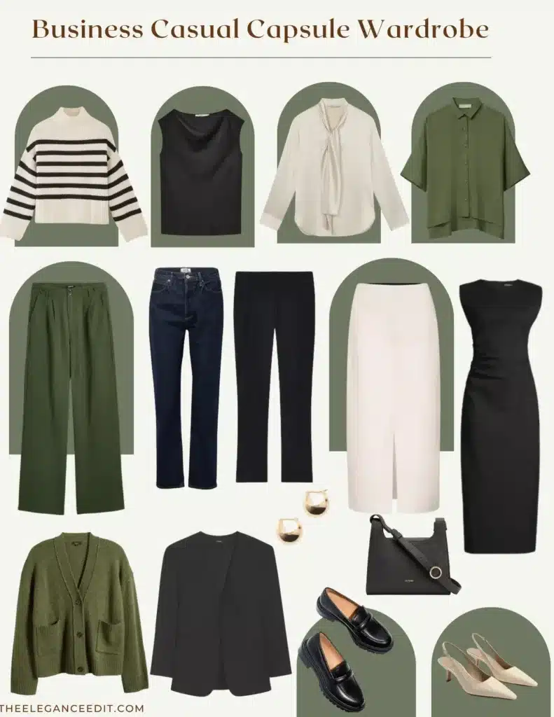 Business Casual Capsule Wardrobe year round