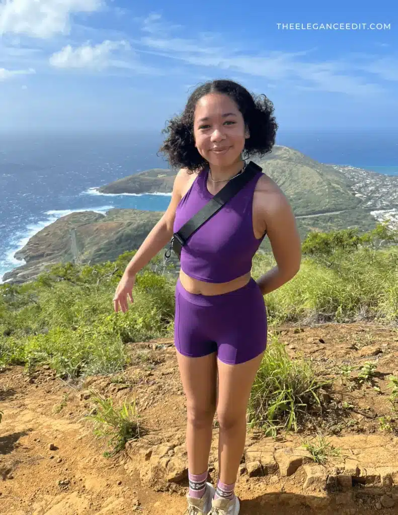 Hiking in Hawaii Outfit Idea matching athleisure set