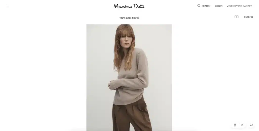 Massimo Dutti Clothing featuring womens cashmere sweater