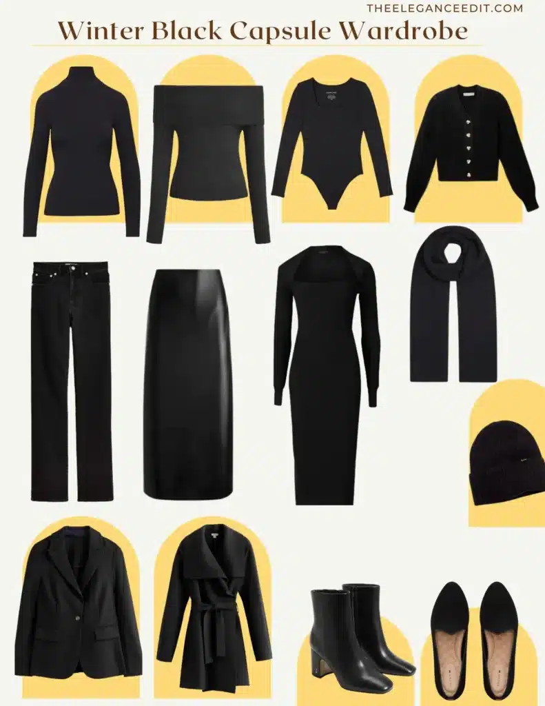 Black Winter Capsule Wardrobe