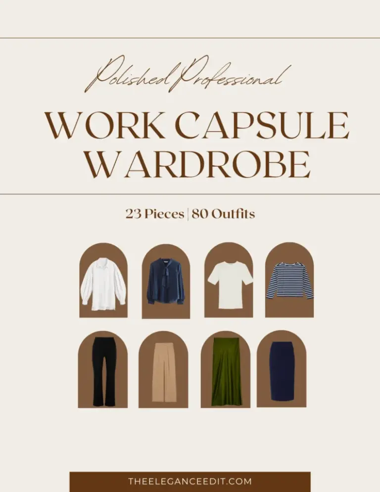 Buy the Work Capsule Wardrobe Ebook for Polished Professionals