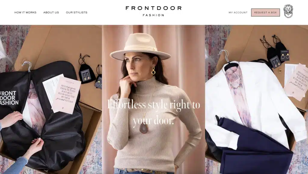 Front Door Fashion Personal Stylist homepage