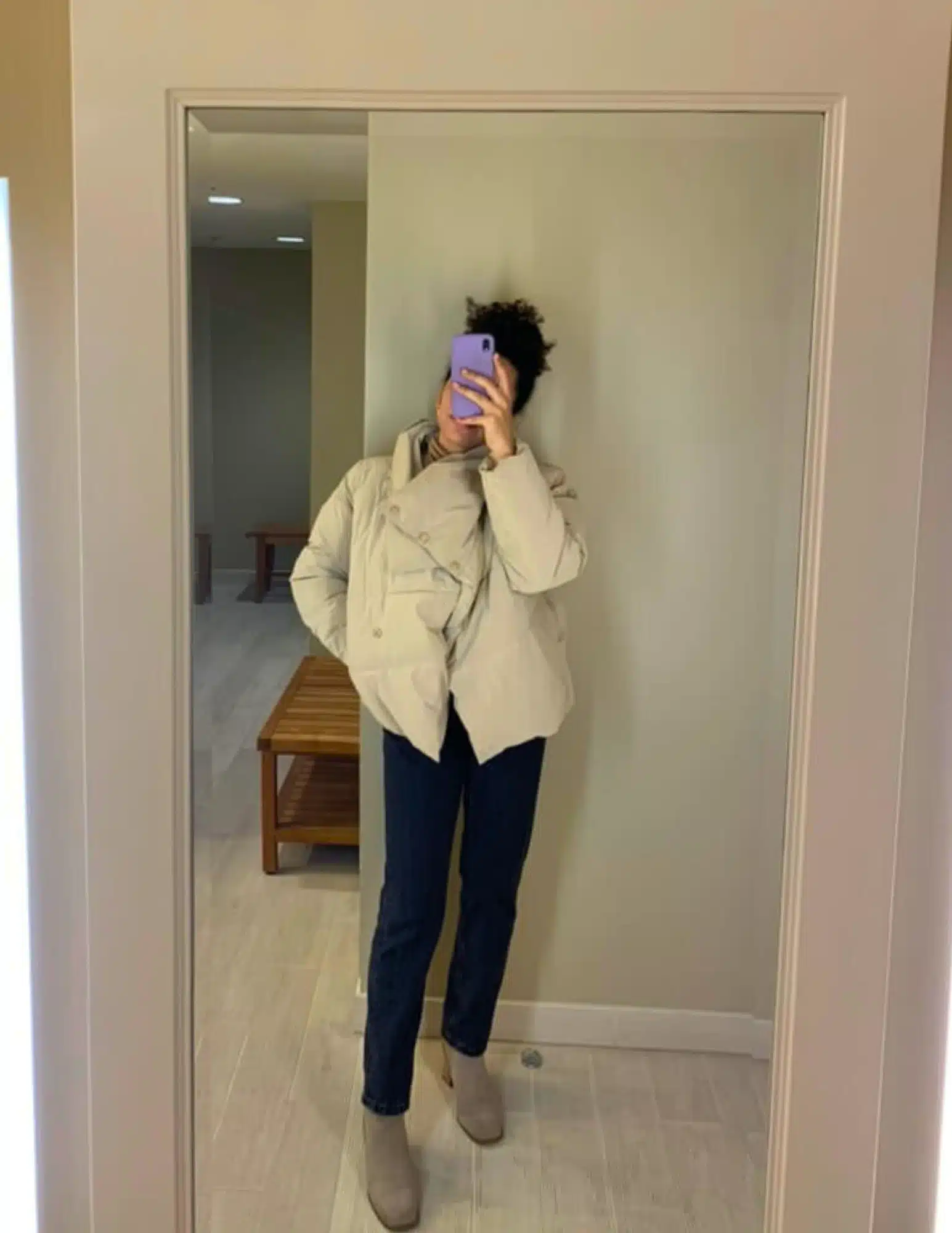 womens minimalist winter capsule outfit