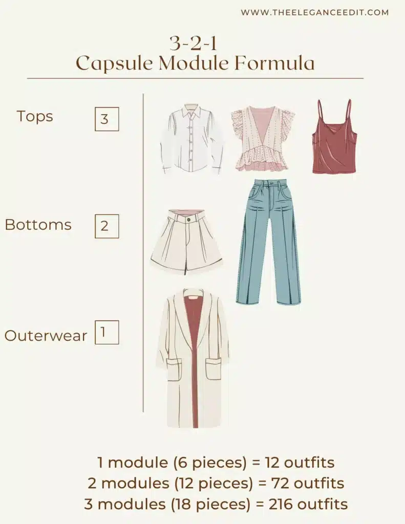 capsule module wardrobe formula