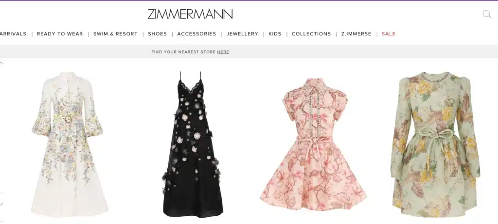 Zimmemann dresses