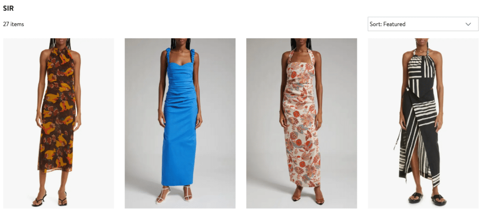 SIR the Label womens designer dresses