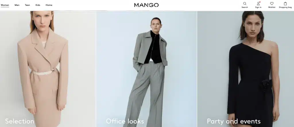 mango womens clothing