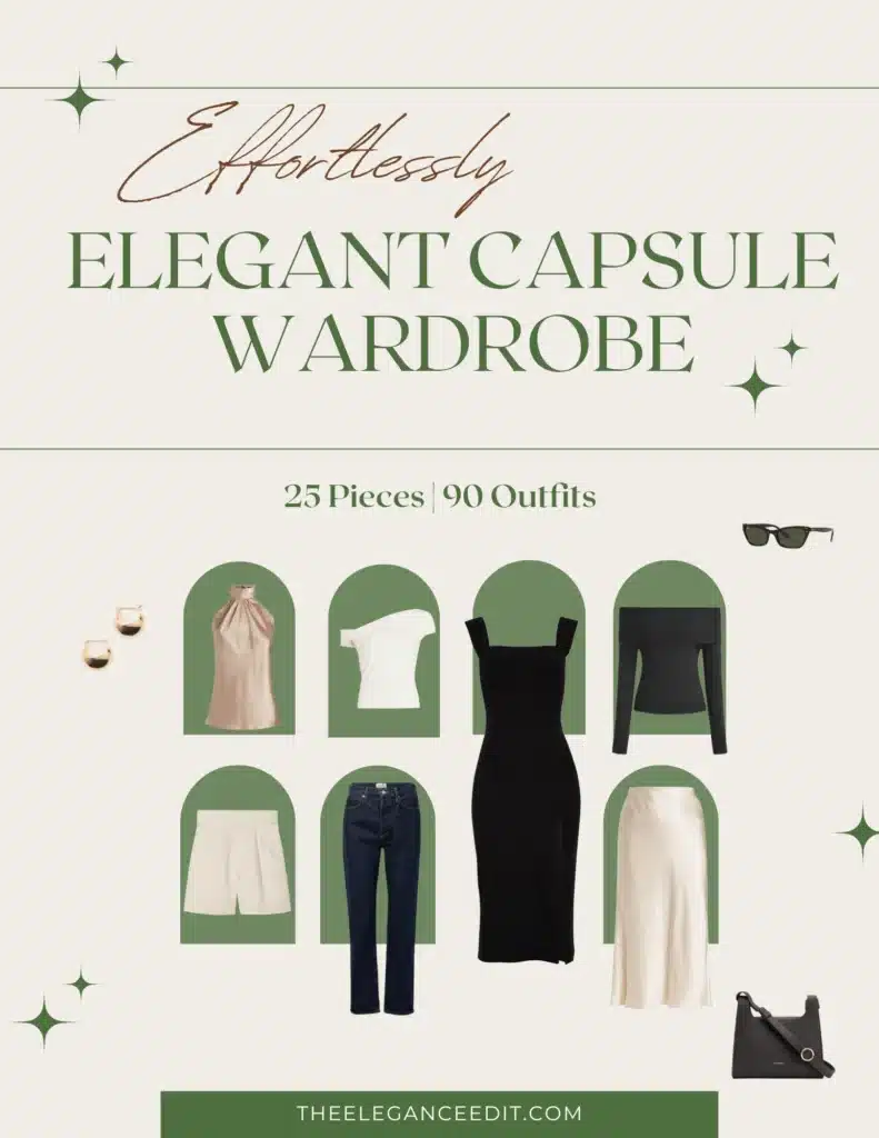 Elegant Premade Capsule Wardrobe E-book