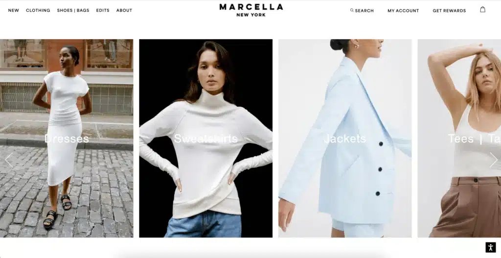 womens minimalist clothing at Marcella NYC