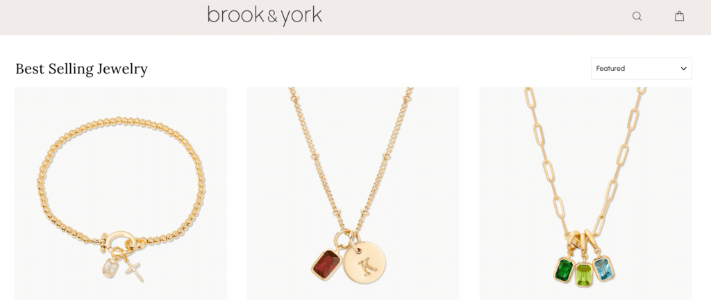 Brook & York birthstone jewelry