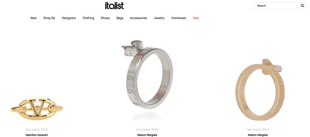 Italist affordable designer jewelry