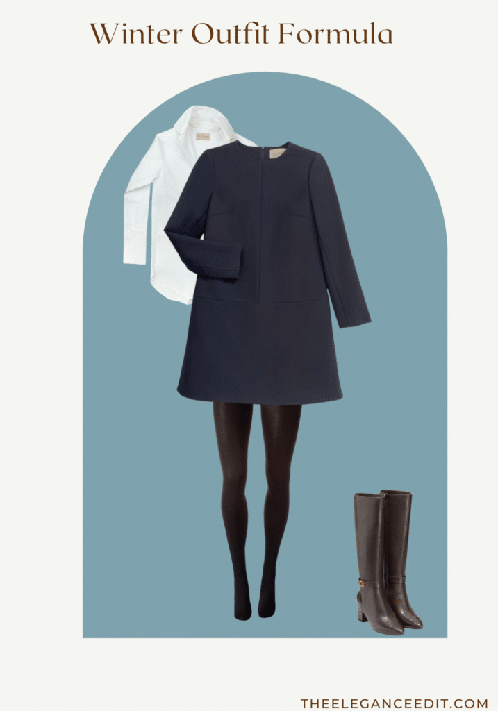 Feminine Winter Outfit Formula Classic Six