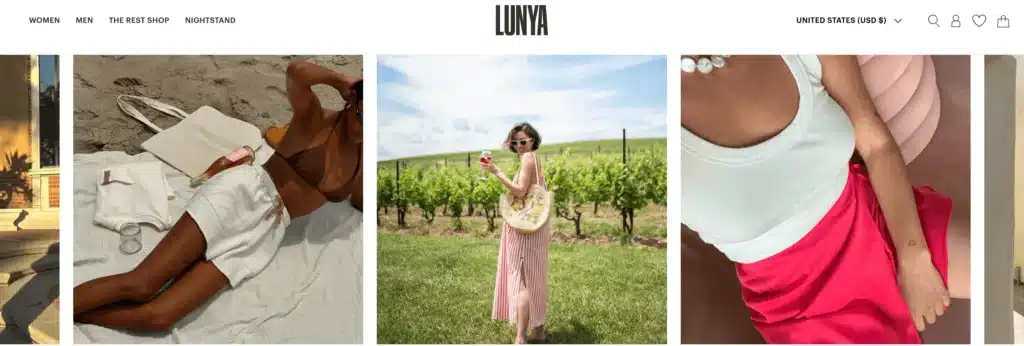 Lunya luxury loungewear for women