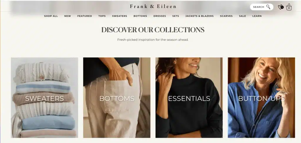 Frank & Eileen women's clothing