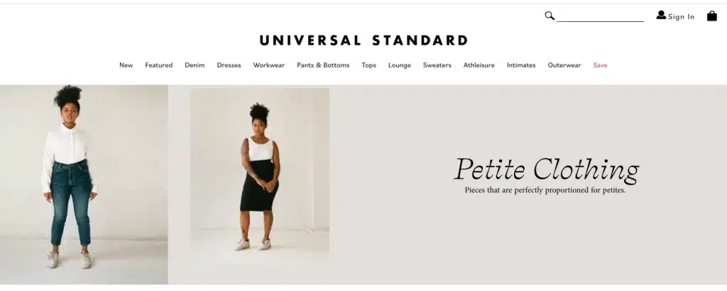 Universal Standard Petite Clothing