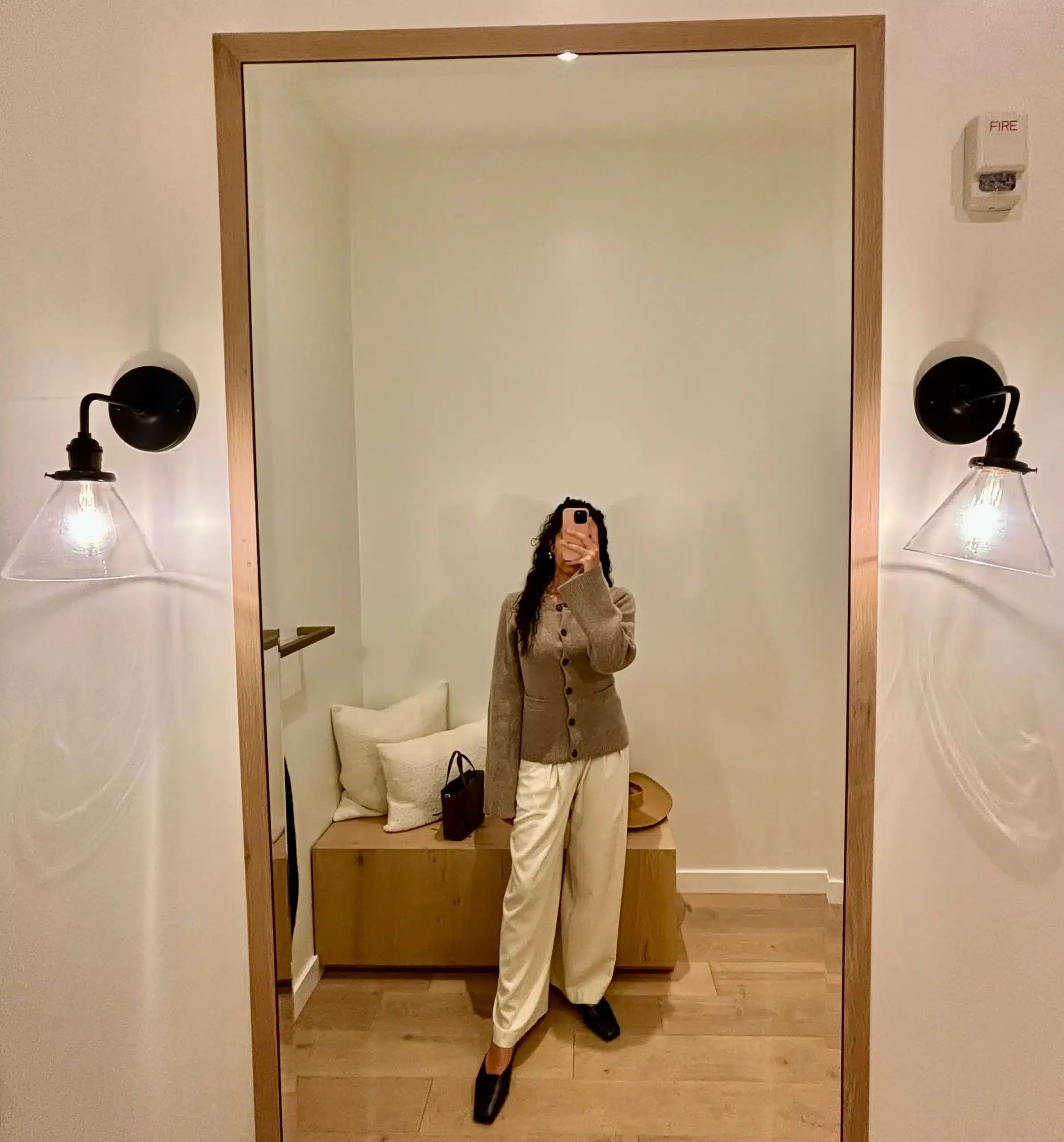 Woman in Jenni Kayne Cardigan