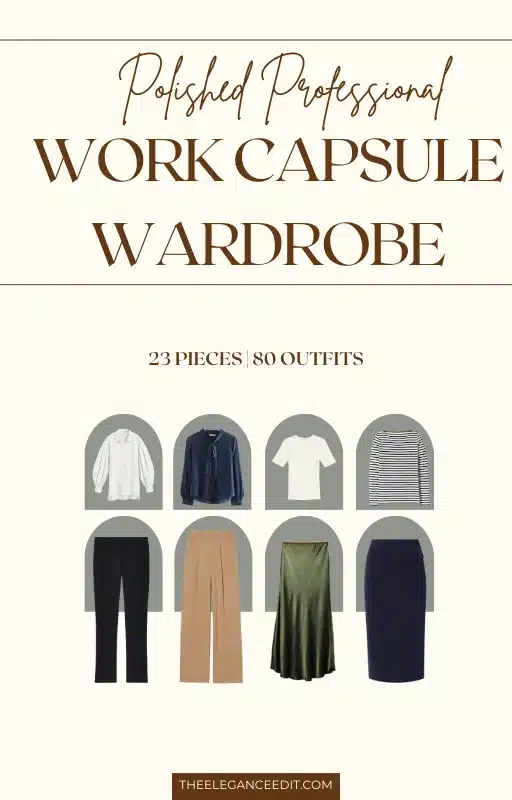 Premade Professional Work Capsule Wardrobe Ebook