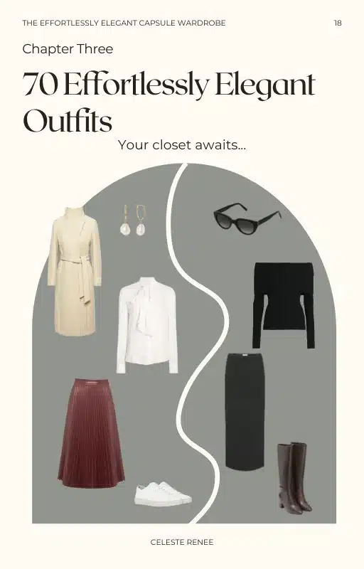 elegant capsule wardrobe outfits