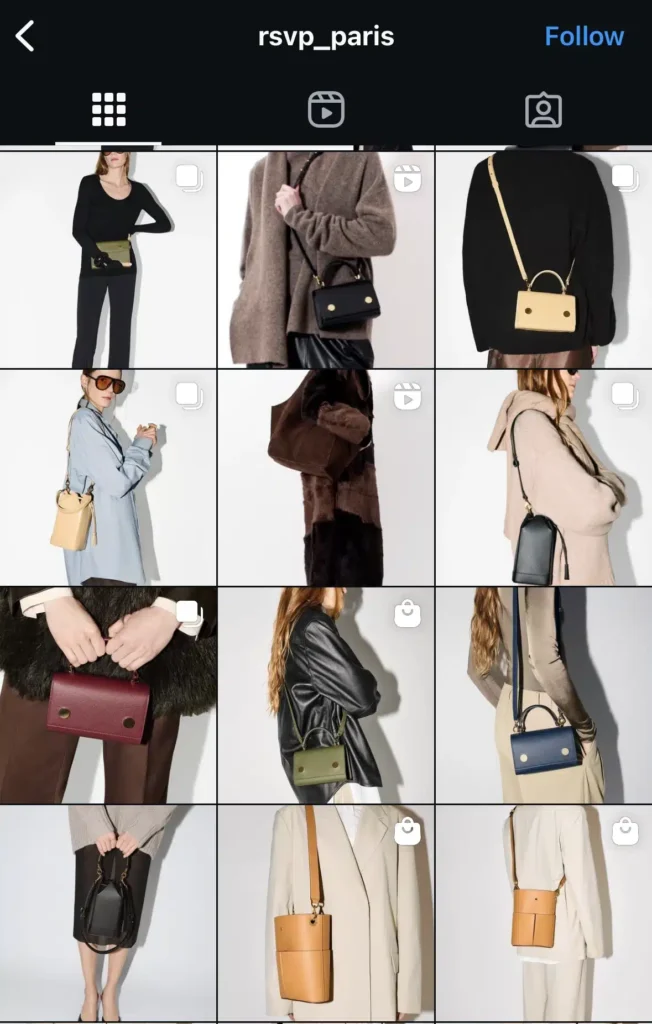 RSVP Paris Handbags on Instagram