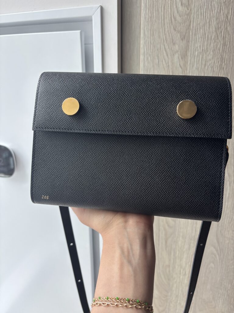 calfskin grained leather bag from RSVP Paris