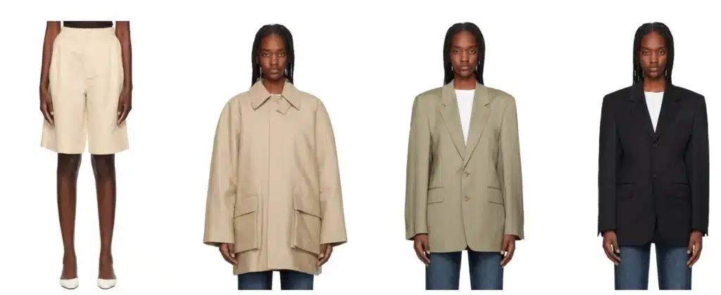 Filippa K collection featuring models in blazers