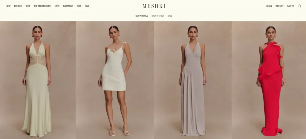 MESHKI womens dresses maxi and mini