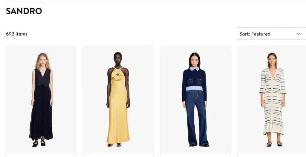 Sandro dresses and cardigan