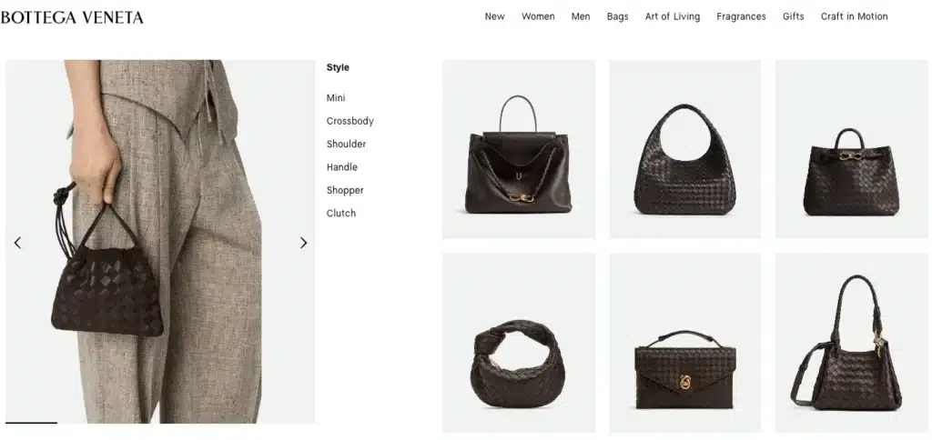 Bottega Veneta woven leather handbags 