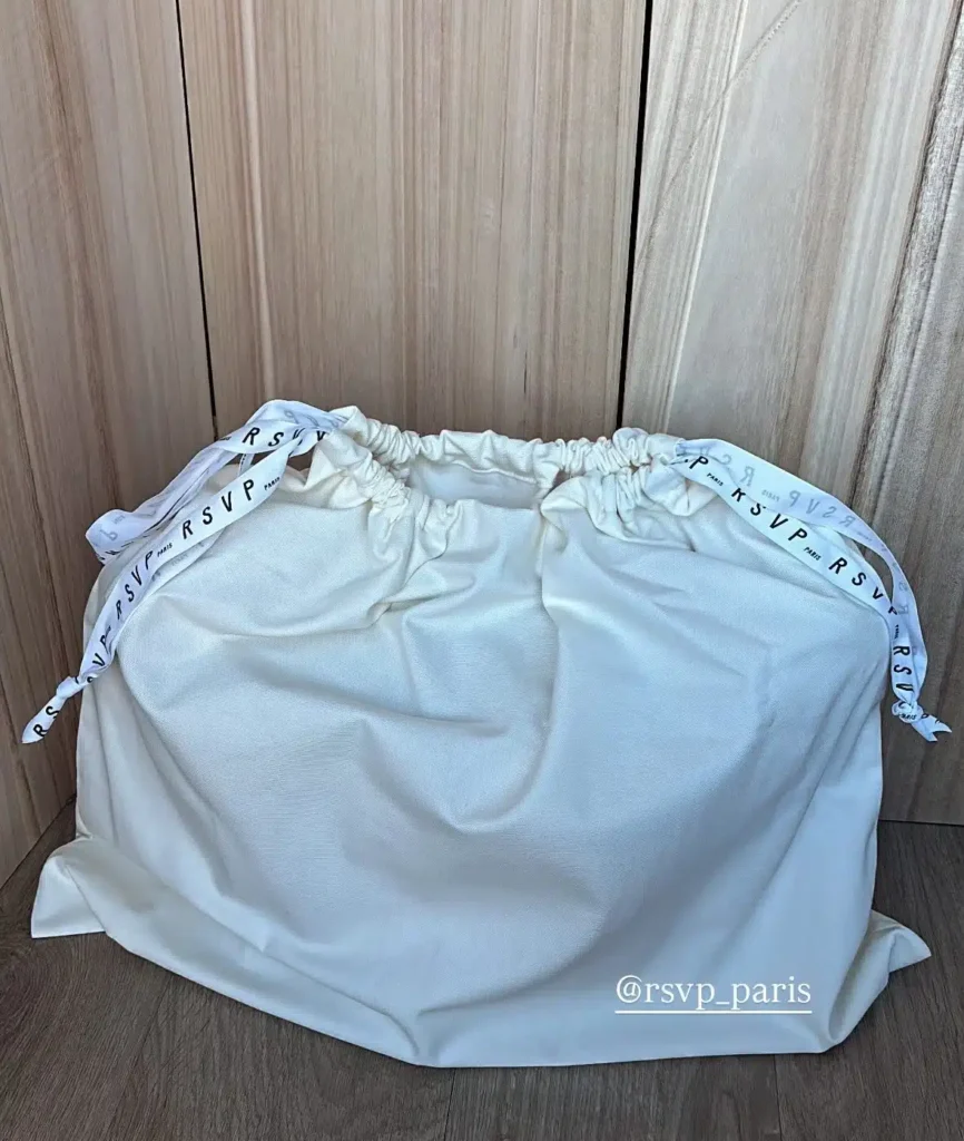 RSVP Paris Parachute bag review with bag in packaging.